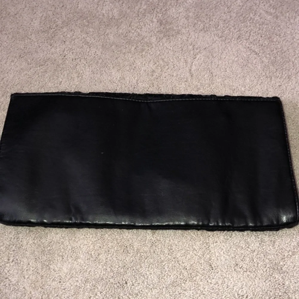 Jessica Simpson‎ Large Holiday Envelope Clutch Bag Black B
